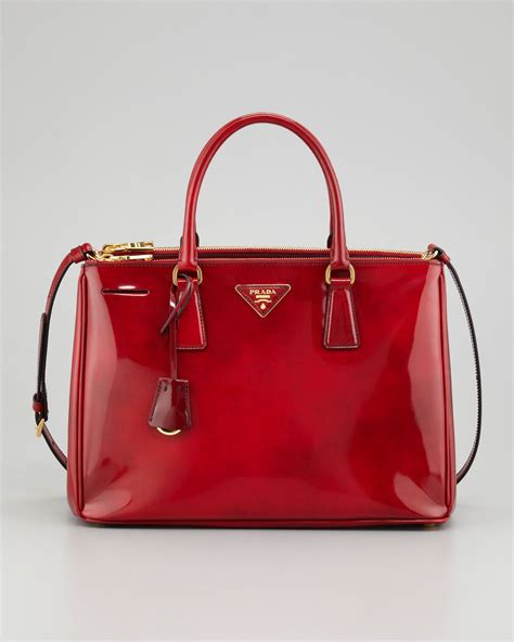 prada tote handbag red|prada fabric tote price.